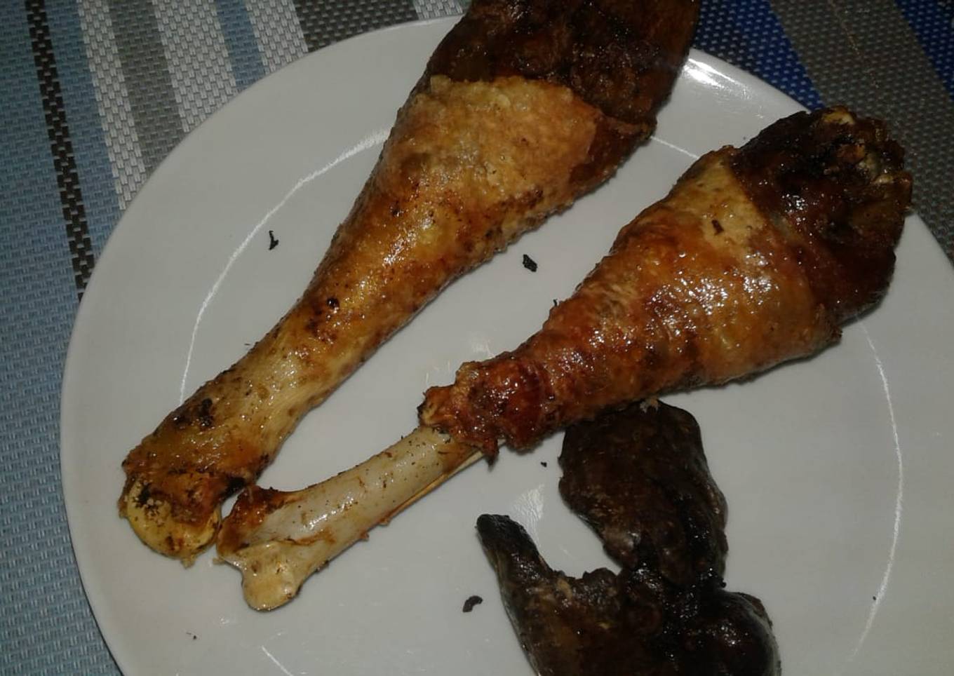 Grilled kienyeji chicken