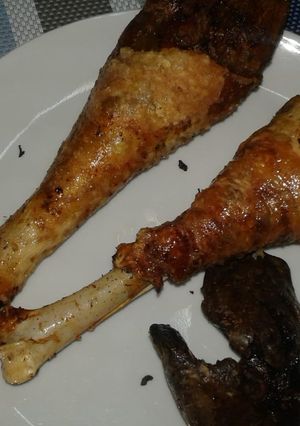 A picture of Grilled kienyeji chicken.