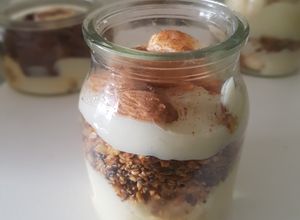 Una foto de Postre Cremoso Light "Natilla de Banana"
