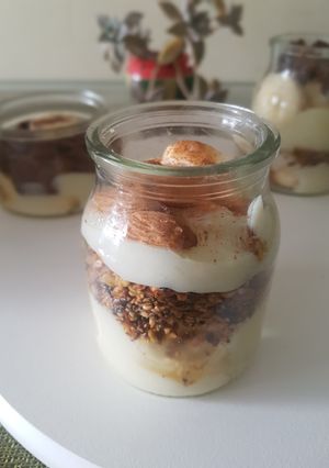 Una foto de Postre Cremoso Light "Natilla de Banana"