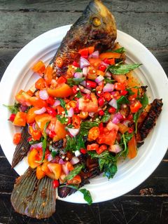 Foto resep 239. IKAN GURAME BAKAR SAMBAL DABU-DABU