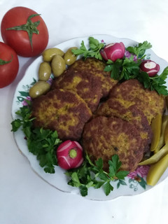 عکسی از دستور کتلت سویا و سیب زمینی