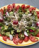 Ensalada variada con brotes de soja, para currantes, nº 8