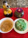 Xôi, Chè Đậu Ngự (Sticky Rice and Royal Bean Sweet Soup)