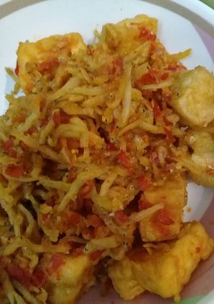 Foto resep Tumis Teri Tahu Praktis & Ekonomis