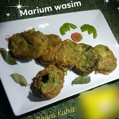 A picture of Hara bhara kabab🥰.