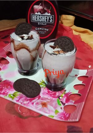 A picture of Oreo milkshake.