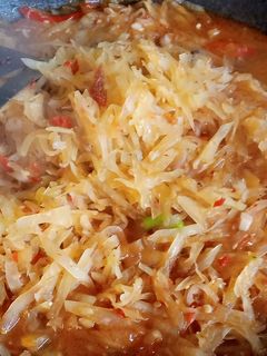 Foto resep Tumis pepaya muda pedas