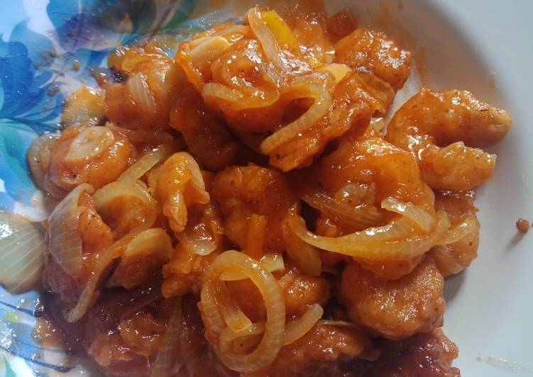 Resep Udang saus asam manis Anti Gagal