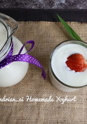Foto resep Homemade Yoghurt (2 Bahan Saja)