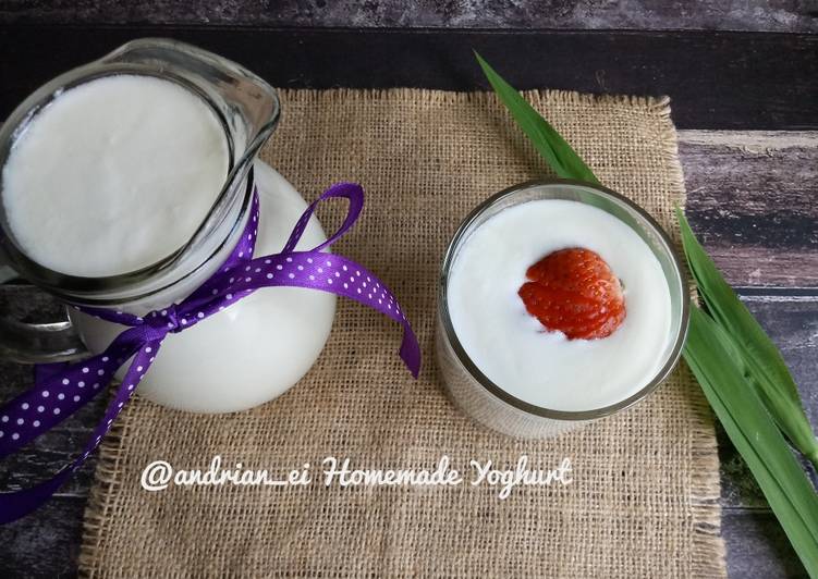 Resep Homemade Yoghurt 2 Bahan Saja Oleh Bunda Ei Cookpad