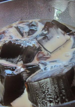 A picture of Coffee Jelly.