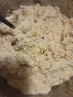 A picture of Loaded mashed cauliflower.