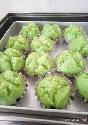 Foto resep Bolu Kukus Pandan