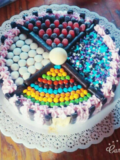 Una foto de Torta de golosinas