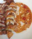 Mực nhồi chiên mắm