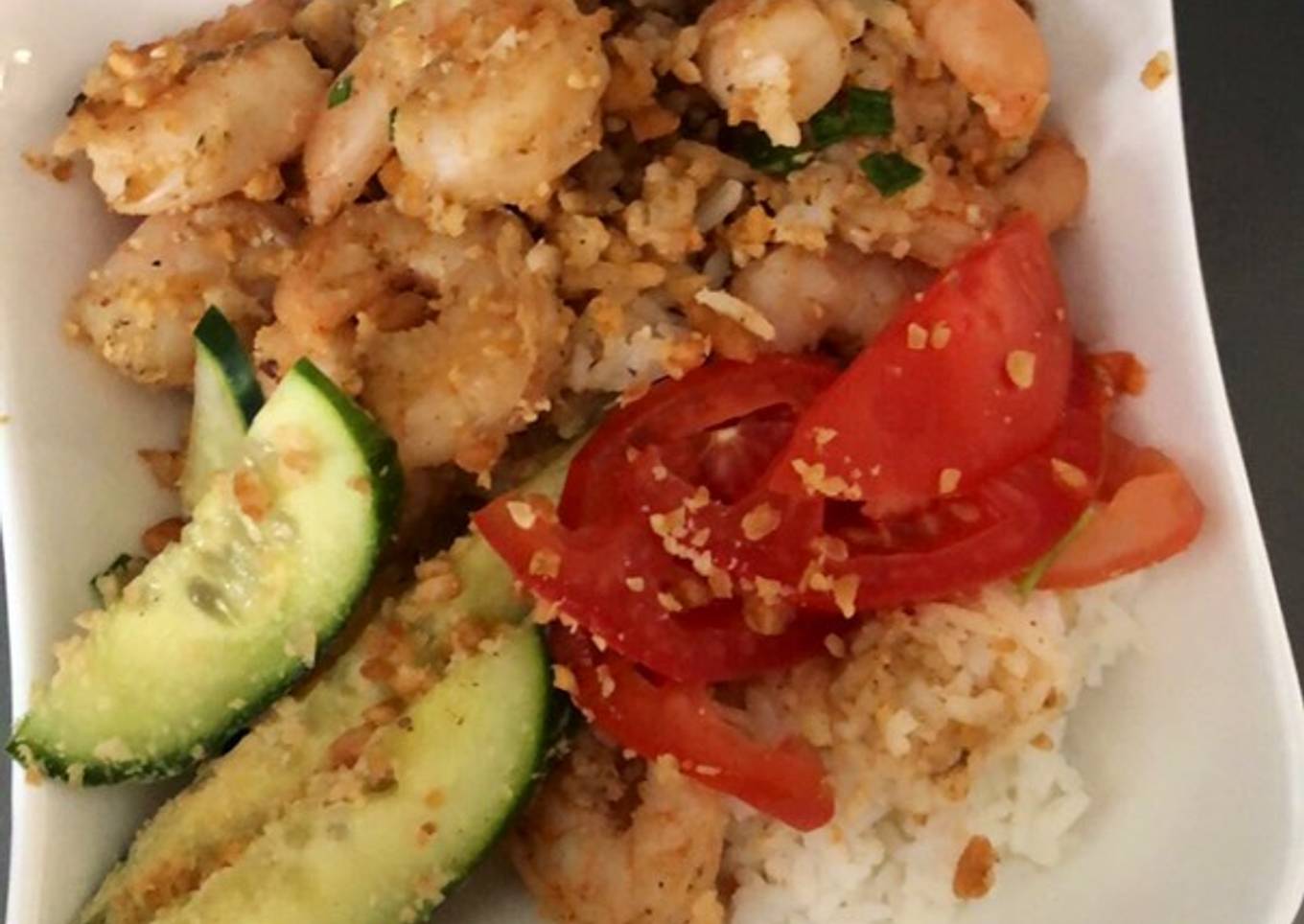 Recipe of Super Quick Homemade Pad thaï crevettes cacahuètes