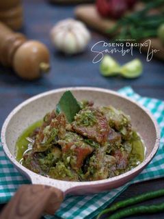 Foto resep Oseng Daging Sambal Ijo