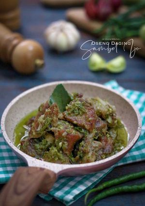 Foto resep Oseng Daging Sambal Ijo