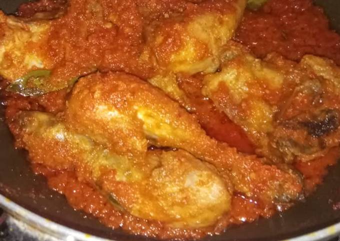 Langkah Mudah untuk mengolah Ayam bumbu rujak lezat, Lezat Sekali