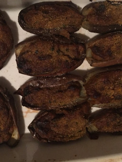 Una foto de Berenjenas rellenas