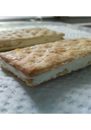 A picture of No-Bake Super Easy Cheese Crackers [No Oil/Sugar].