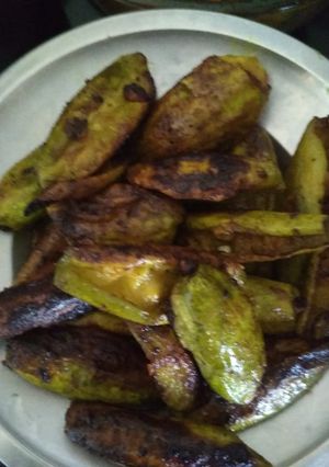A picture of Fried pointed gourd.