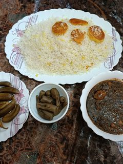 عکسی از دستور قورمه سبزی