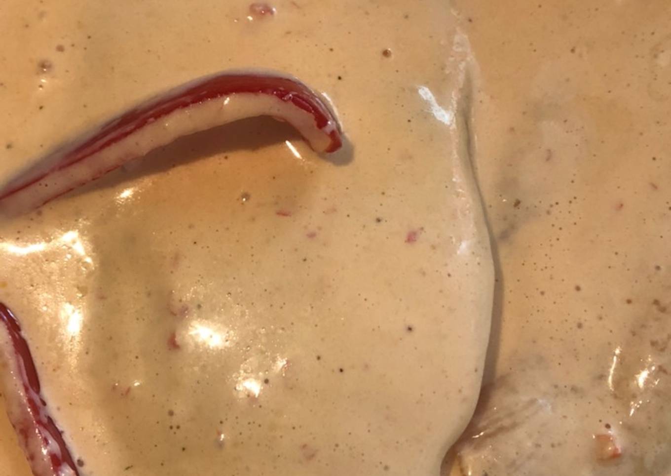 Pollo en salsa de pimiento