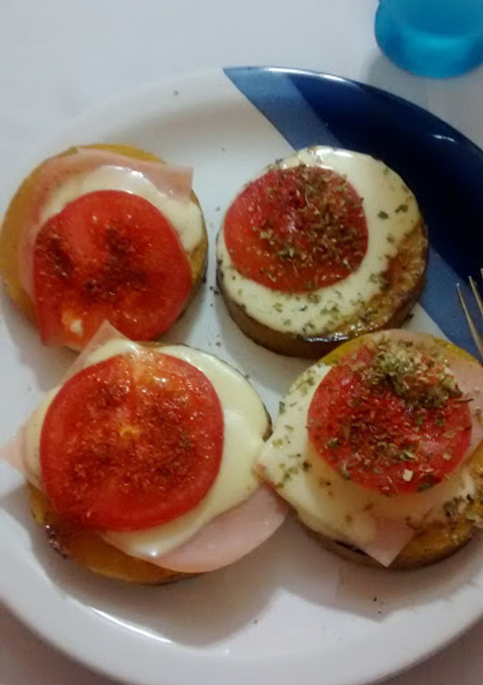 Una foto de Calabazas a la pizza. Fáciles y ricas!