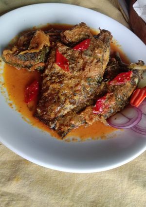 A picture of Telapia in sesame paste.