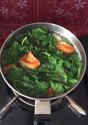 Foto resep Sayur bayam bening ala lia