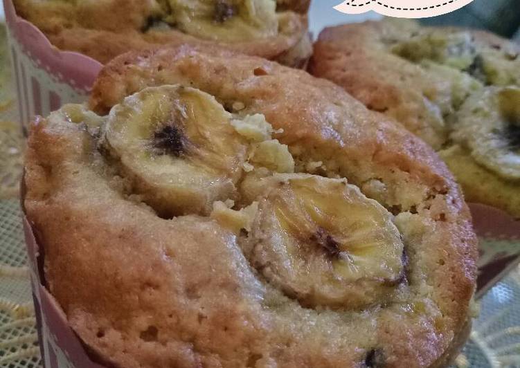Resep Banana Vanilla Muffin Anti Gagal