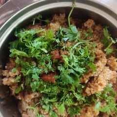 A picture of Sindhi style pulav.