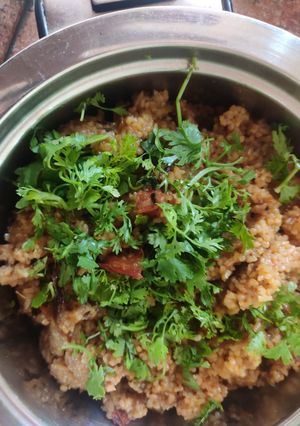A picture of Sindhi style pulav.