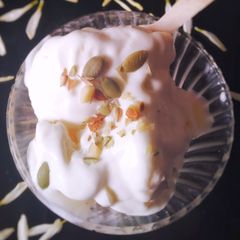 A picture of Easy homemade vanilla ice cream.