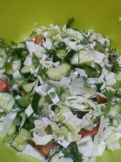 صورة لوصفة سلطة الالوان 😋