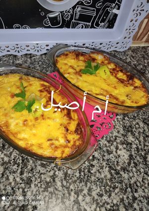 صورة لوصفة غراتان دجاج بالبشاميل