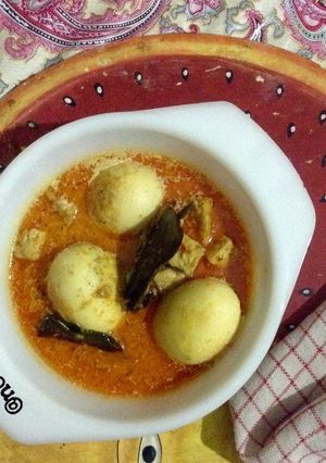 Foto resep Telur Tempe masak santan