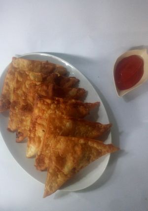 Foto resep Martabak Pangsit Kari Ayam
