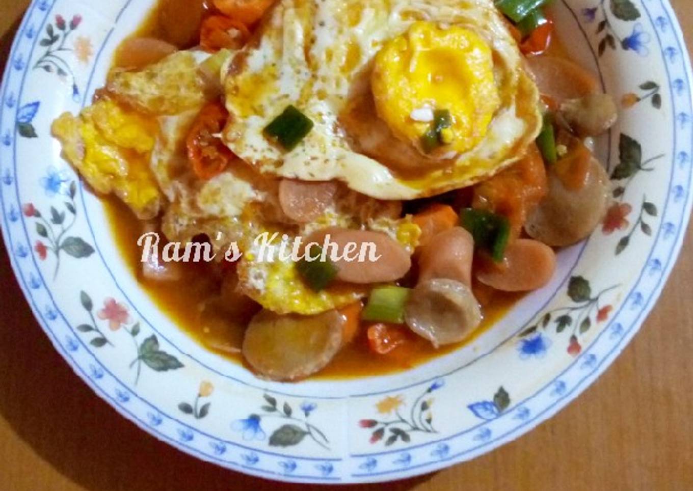 58. Telur bakso sosis asam manis ~ PRAKTIS/MENU SAHUR