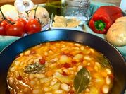 A picture of white bean stew recipe