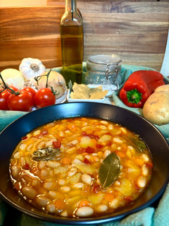 A picture of White bean stew!.