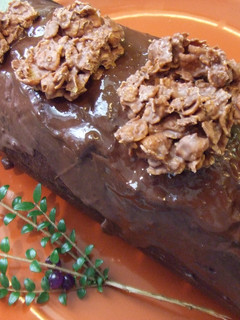 Una foto de Budín súper chocolates