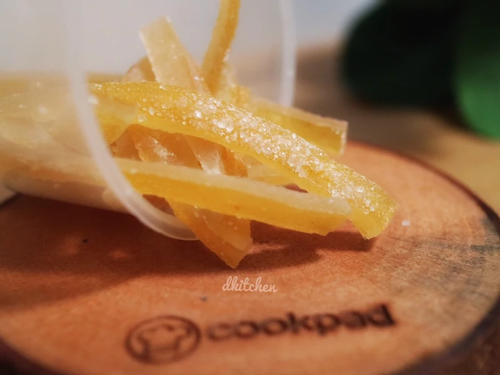 Langkah Mudah untuk Menyiapkan Resep Manisan Kulit Jeruk Lemon yang Uenak Anti Ribet, Uenak Banget
