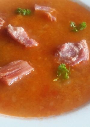 Une photo de Soupe paysanne au chou