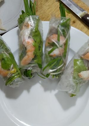 Hình của món Gỏi Cuốn Tôm Thịt.