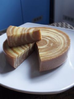 Foto resep Puding roti tawar zebra