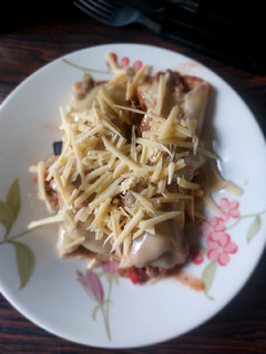 Una foto de Canelones de carne sin gluten