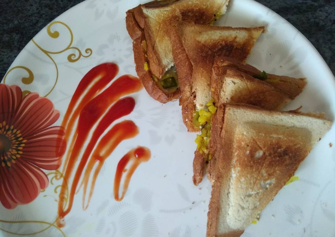 Aloo Masala sandwich